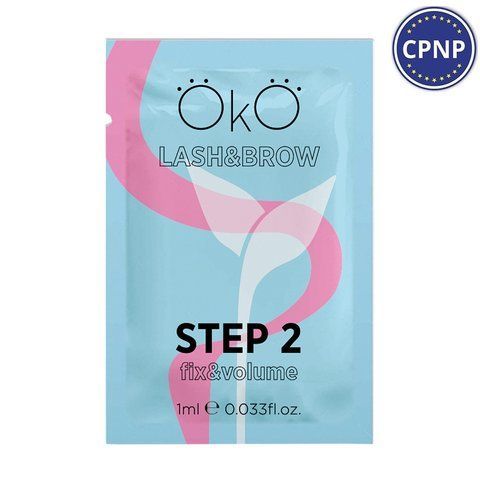 OKO &mdash; Засіб для ламінування вій та брів STEP 2 FIX&VOLUME (1 мл) okostep2 фото