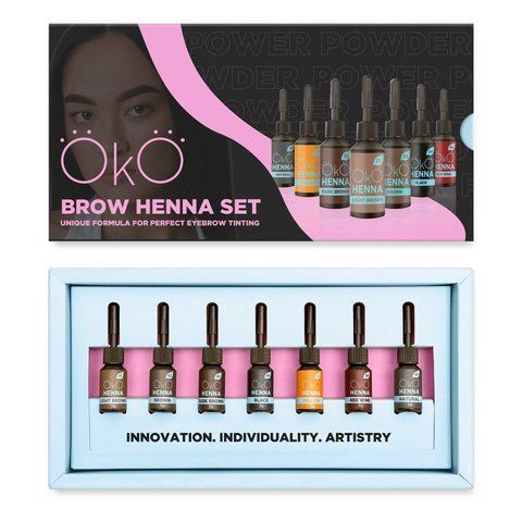 OKO &mdash; Набір хни для брів Power Powder (5 г) okohennaset5 фото