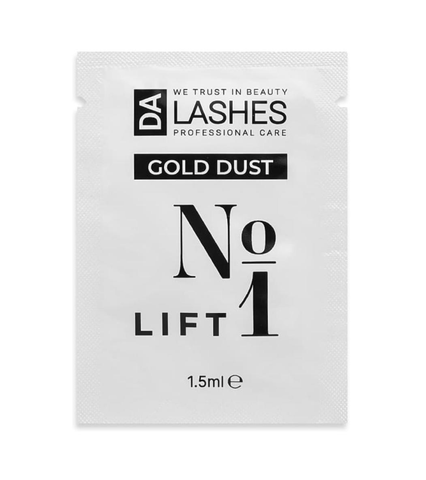 Dalashes Склад Gold Dust №1 для ламінування вій у саше (1,5 мл) 5788655409 фото