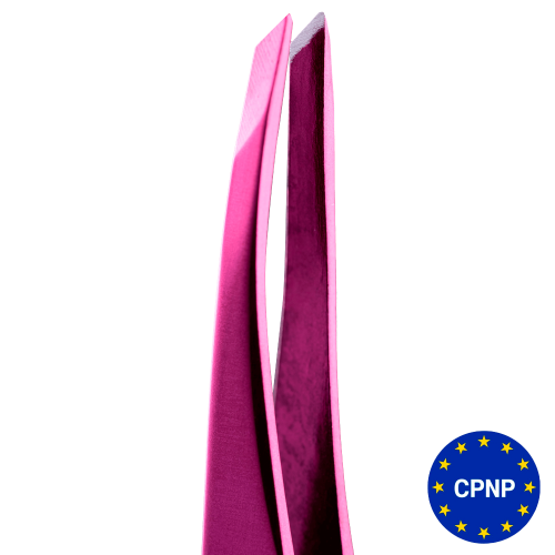ZOLA Пінцет скошений професійний для брів PINK 29836462 фото
